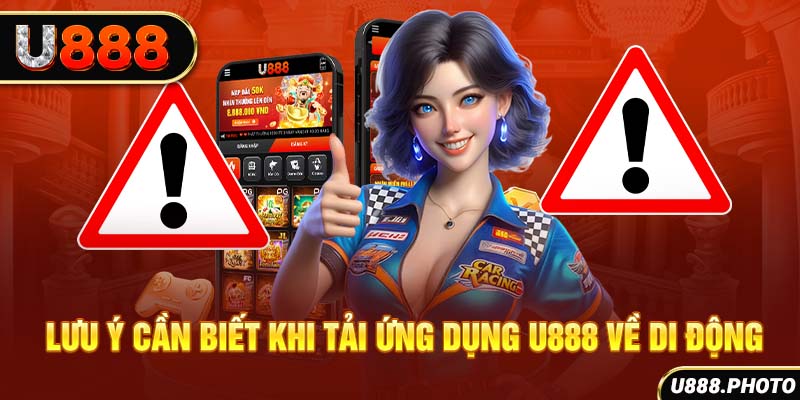 Lưu ý cần biết khi tải ứng dụng U888 về di động